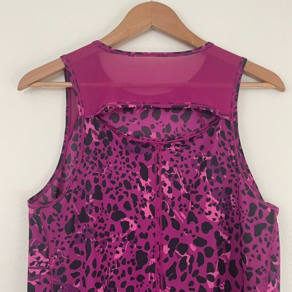 Lululemon Sculpt Tank in Cheetah Camo Magenta Purple Multi Size 8 - Picture 4 of 5